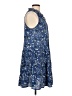 Max Studio Blue Casual Dress Size L - photo 4