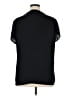 Sejour 100% Polyester Black Short Sleeve Blouse Size 14 - photo 2