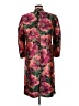 Anne Klein 100% Polyester Floral Red Coat Size 6 - photo 2