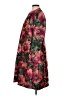 Anne Klein 100% Polyester Floral Red Coat Size 6 - photo 5