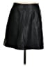 Cache 100% Leather Black Leather Skirt Size 4 - photo 1