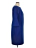 Calvin Klein Solid Blue Cocktail Dress Size 14 - photo 4
