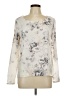 LC Lauren Conrad 100% Polyester Ivory Long Sleeve Blouse Size L - photo 1