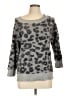Ann Taylor LOFT Outlet Animal Print Gray Pullover Sweater Size L - photo 1