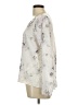LC Lauren Conrad 100% Polyester Ivory Long Sleeve Blouse Size L - photo 5