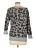Ann Taylor LOFT Outlet Animal Print Gray Pullover Sweater Size L - photo 2