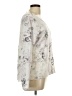 LC Lauren Conrad 100% Polyester Ivory Long Sleeve Blouse Size L - photo 4