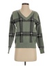Max Studio Plaid Green Pullover Sweater Size XS - photo 1