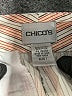 Chico's Stripes Ivory Casual Pants Size Med (1) - photo 7