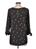 Papermoon 100% Polyester Black 3/4 Sleeve Blouse Size L - photo 2