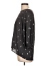 Papermoon 100% Polyester Black 3/4 Sleeve Blouse Size L - photo 5
