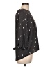 Papermoon 100% Polyester Black 3/4 Sleeve Blouse Size L - photo 4