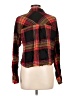 Sanctuary Plaid Black Long Sleeve Button-Down Shirt Size L - photo 2