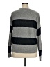 Ann Taylor LOFT Stripes Gray Pullover Sweater Size XL - photo 2
