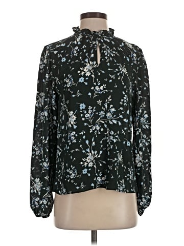 Ann Taylor Factory Long Sleeve Blouse (view 1)
