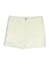 d.jeans Solid Ivory Khaki Shorts Size 12 - photo 1