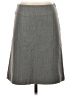 Theory Chevron-herringbone Gray Wool Skirt Size 0 - photo 1