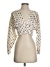 Zara Polka Dots Ivory 3/4 Sleeve Blouse Size XS - photo 1
