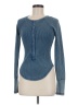 BDG Blue Long Sleeve Henley Size M - photo 1