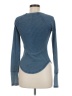 BDG Blue Long Sleeve Henley Size M - photo 2