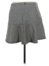 Theory Houndstooth Gray Casual Skirt Size 4 - photo 2