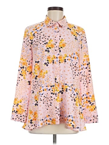 Isaac Mizrahi LIVE! Long Sleeve Blouse (view 1)