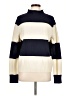 J.Crew Always Color Block Ivory Wool Pullover Sweater Size L - photo 1