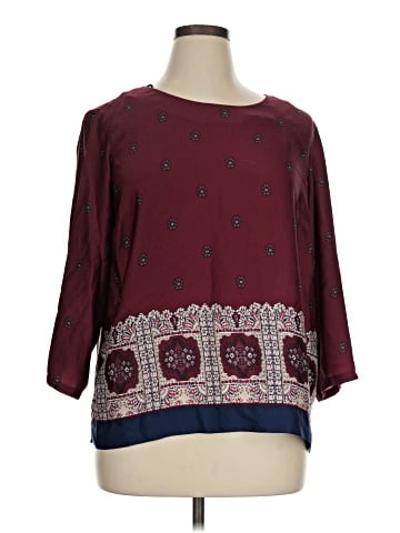 Kenar 3/4 Sleeve Blouse (view 1)
