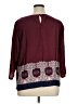 Kenar 100% Polyester Burgundy 3/4 Sleeve Blouse Size XL - photo 2