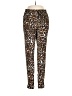 Hot Kiss Animal Print Brown Casual Pants Size L - photo 1
