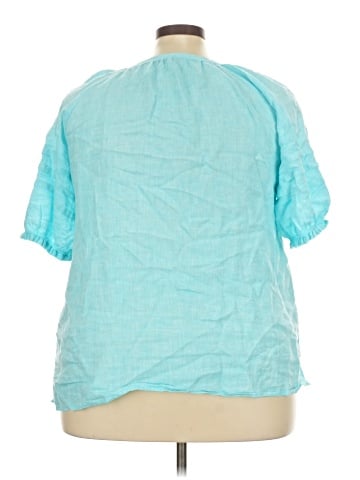 Talbots Short Sleeve Blouse (view 2)