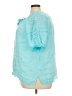 Talbots 100% Linen Teal Short Sleeve Blouse Size 2X - photo 5