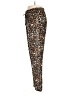 Hot Kiss Animal Print Brown Casual Pants Size L - photo 5
