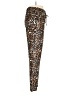 Hot Kiss Animal Print Brown Casual Pants Size L - photo 4