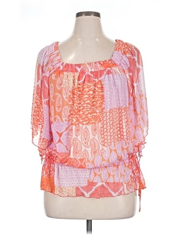 Signature by Larry Levine 3/4 Sleeve Blouse (view 1)