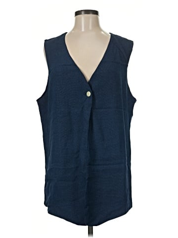 French Connection Sleeveless Button-Down Shirt (view 1)