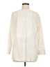 Massimo Dutti Ivory 3/4 Sleeve Button-Down Shirt Size 6 (estimated) - photo 1