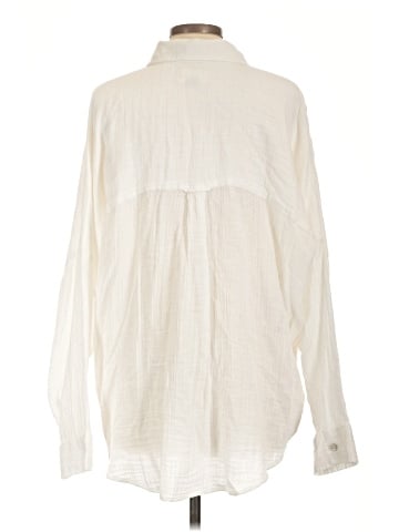 American Eagle Outfitters Long Sleeve Button-Down Shirt (view 2)