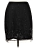 Ann Taylor 100% Polyester Black Casual Skirt Size 2 Petite - photo 1