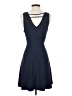 Alya Solid Blue Casual Dress Size S - photo 2