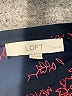 Ann Taylor LOFT 100% Polyester Paisley Red Short Sleeve T-Shirt Size M (petite) - photo 7