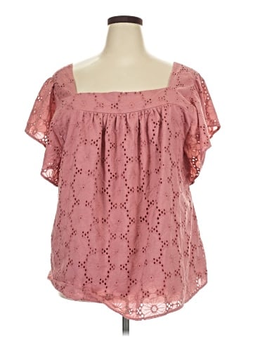 Lane Bryant Short Sleeve Blouse (view 1)