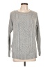 Ann Taylor LOFT Outlet Chevron-herringbone Gray Pullover Sweater Size L - photo 1