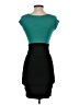 Queue Color Block Teal Cocktail Dress Size 2 - photo 2