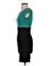 Queue Color Block Teal Cocktail Dress Size 2 - photo 5