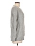 Ann Taylor LOFT Outlet Chevron-herringbone Gray Pullover Sweater Size L - photo 4