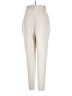 Zara Solid Ivory Casual Pants Size S - photo 2