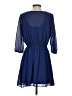 Sequin Hearts 100% Polyester Solid Blue Casual Dress Size S - photo 2