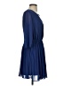 Sequin Hearts 100% Polyester Solid Blue Casual Dress Size S - photo 4