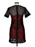 Sandro 100% Polyester Graphic Orange Cocktail Dress Size Med (2) - photo 2
